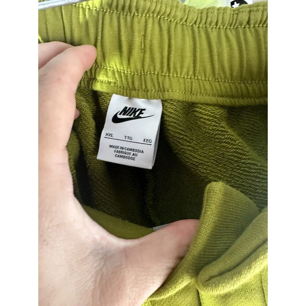 Nike Fleece Shorts Women Sportswear Modern Athleisure Green